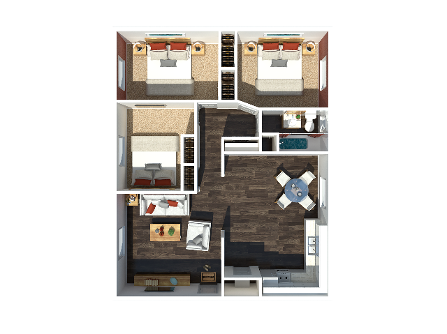 3 Bedroom - 3 Bedroom