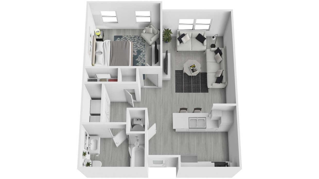 Floor Plan - 1BR