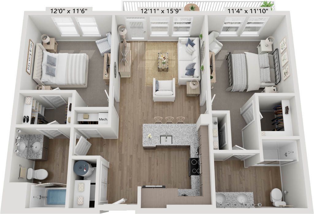 Floor Plan - B2 - Jasper