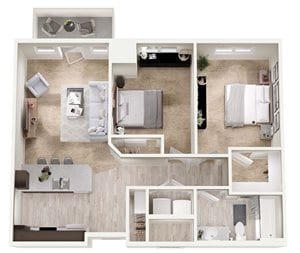 Floor Plan - 2x1 - C1