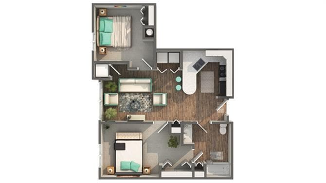 Floor Plan - The Amber