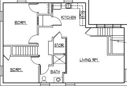 2BR/1BA - Two Bedroom