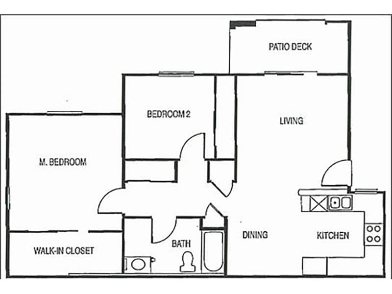 Floor Plan - 2x1-720