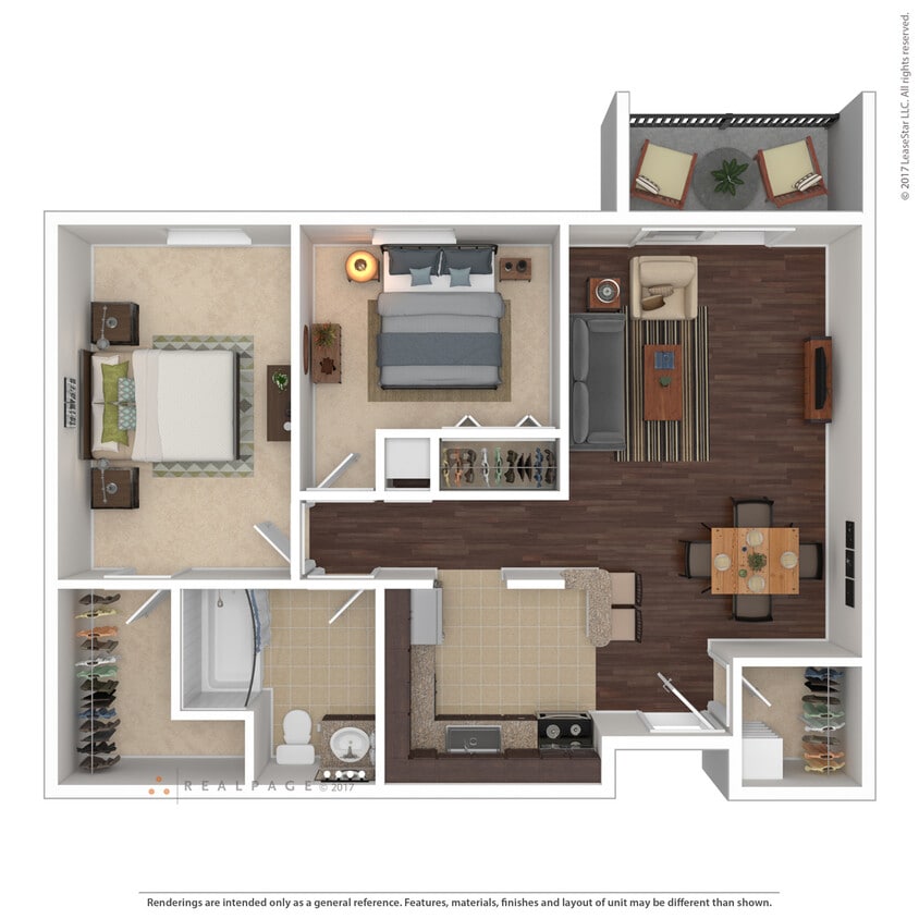 Floor Plan - 2 BEDROOM