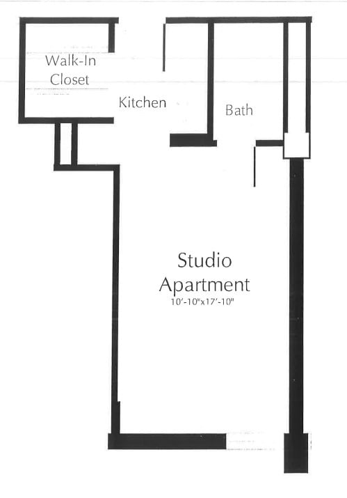 Floor Plan - Studio