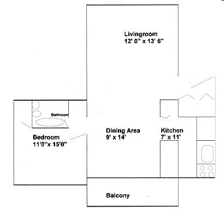 1 BR Apartment - 1 Bedroom