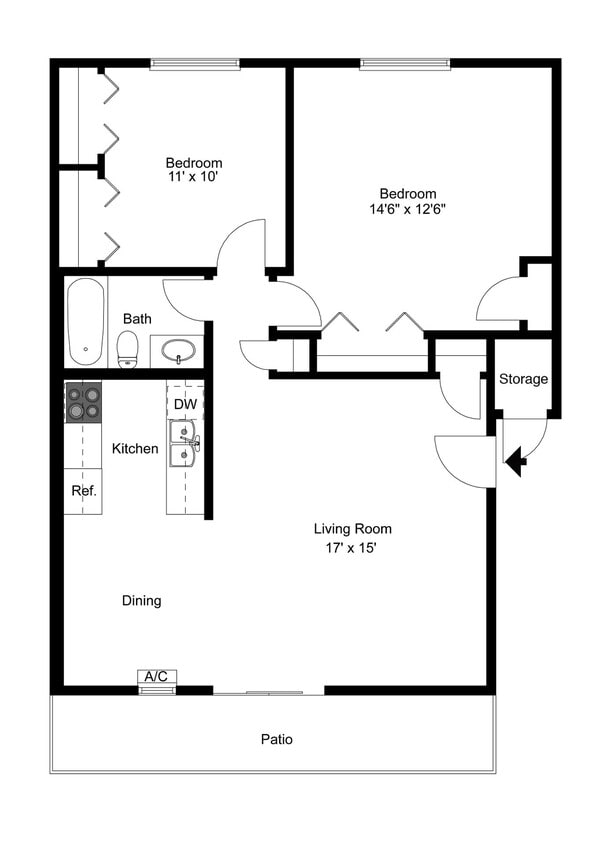 Floor Plan - HA2x1(883)