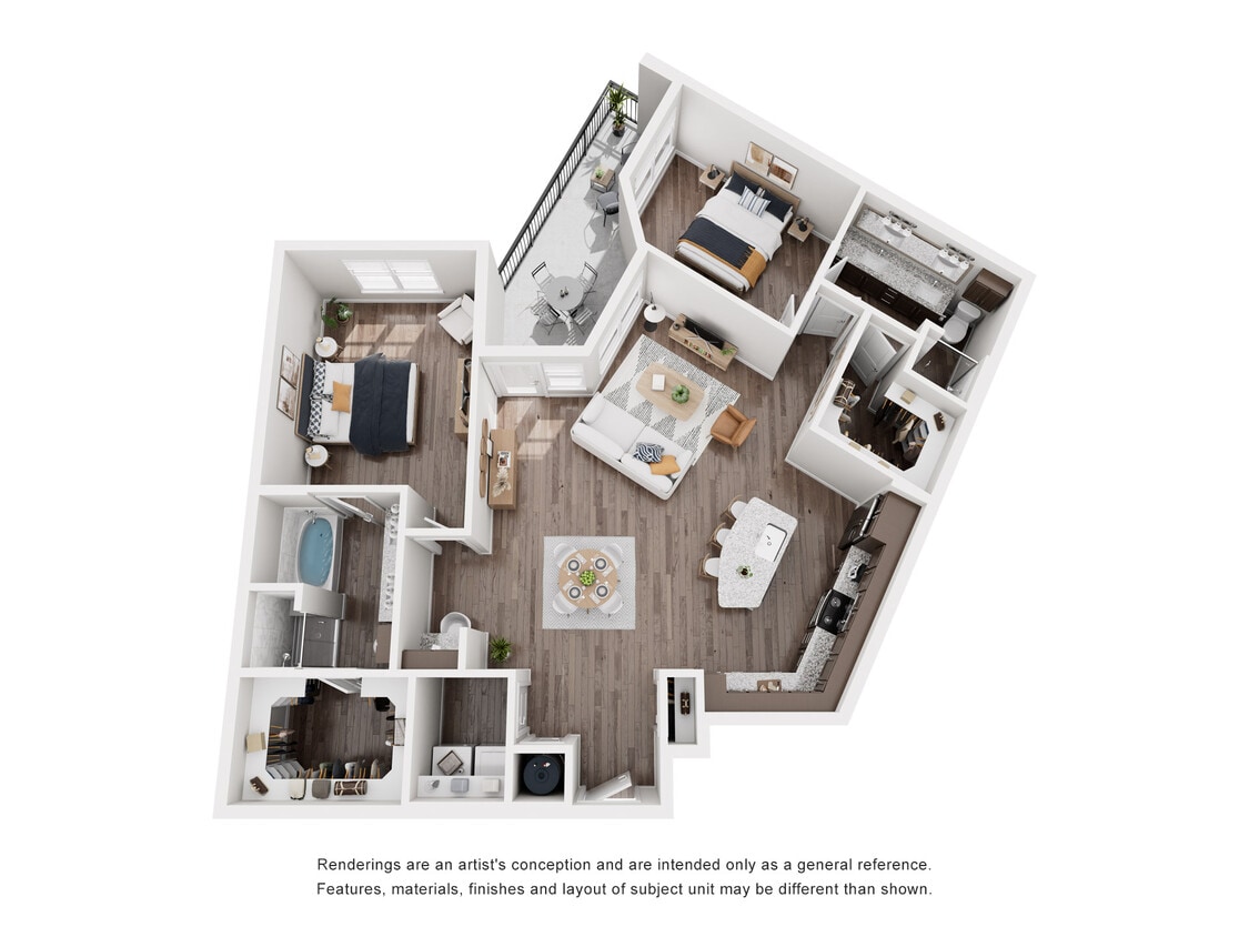 2 Bed/2 Bath - 2 Bed/2 Bath