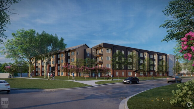 Exterior Rendering - Milner Commons Rental