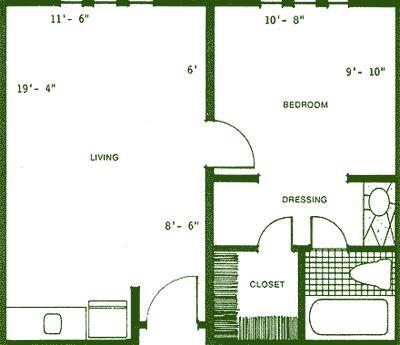 floorplans_A1.gif - A1 1x1