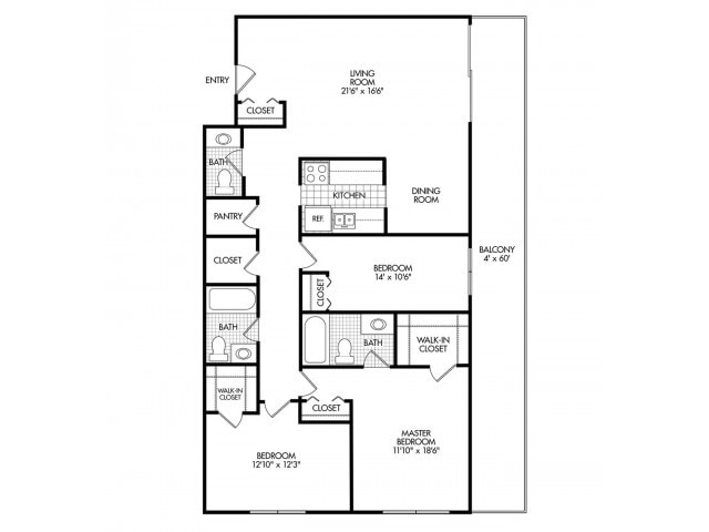 3 Bedroom Penthouse - 3 Bedroom Penthouse