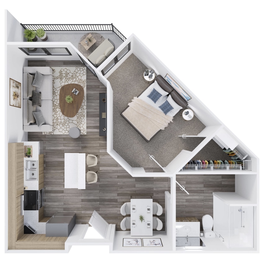 Floor Plan - 1B