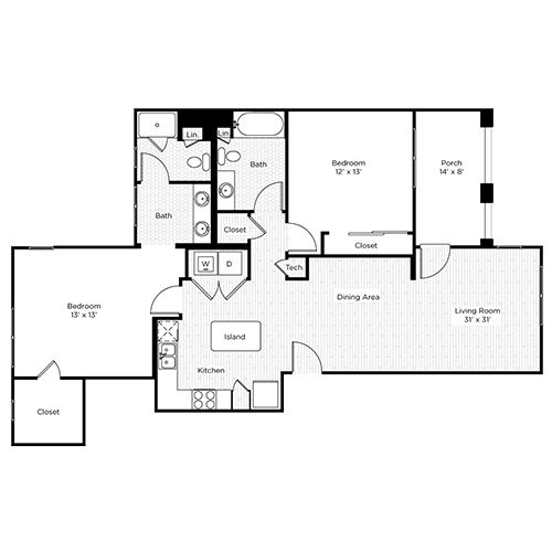 Floor Plan - B2 - Eastbridge 