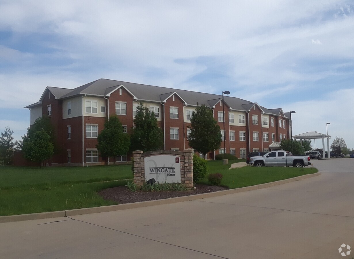 Wingate Manor Senior Living viewed from the northwest - Gundaker Wingate Manor Apartments