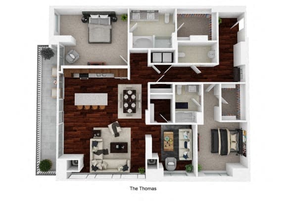 Floor Plan - PENTHOUSE | THE THOMAS