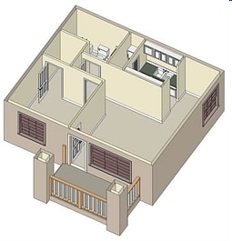 1BR/1BA - 1X1 W/D