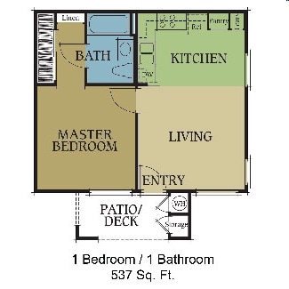 The Lantana - 1 Bedroom