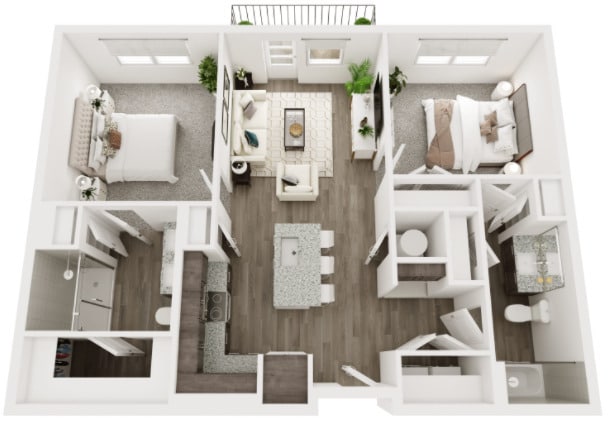 Floor Plan - B1- The Luxe