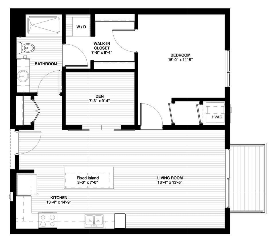 Gideon floor plan The Island Residences - Gideon