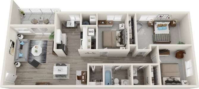 Floor Plan - The Loren