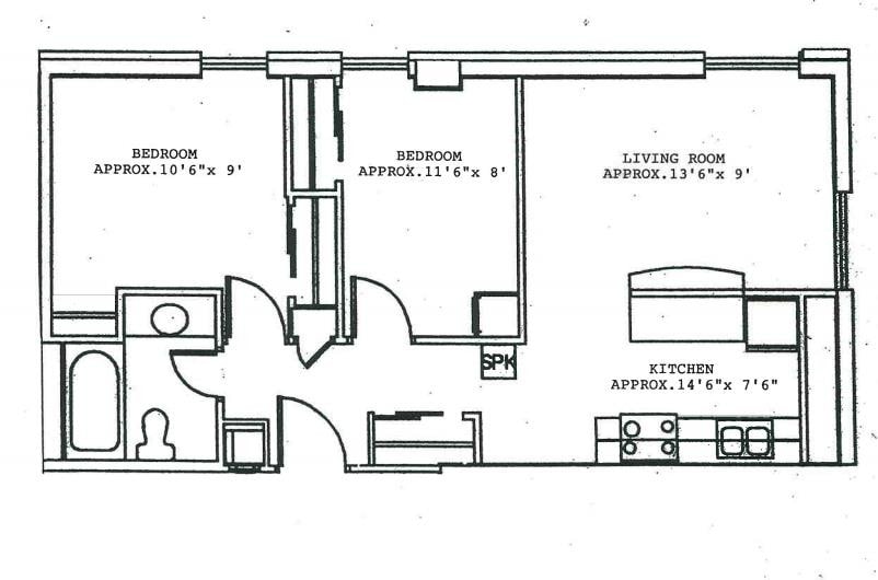 Floor Plan - 2 Bedroom