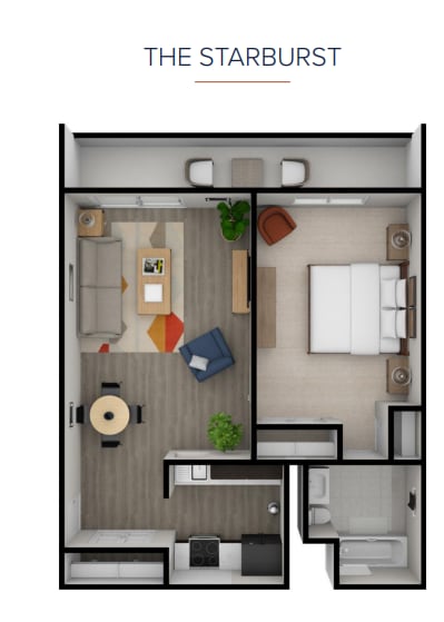 Floor Plan - The Starburst 