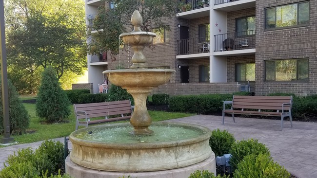 Residents love the sound of trickling water... - Breton Village Green Senior Apartments