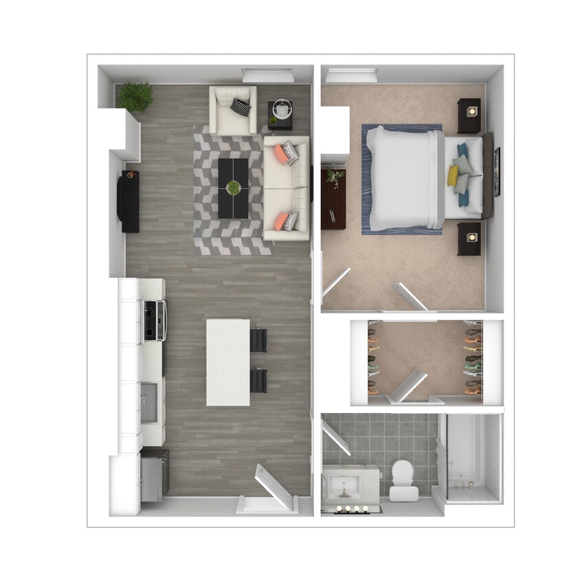 Floor Plan - 1B