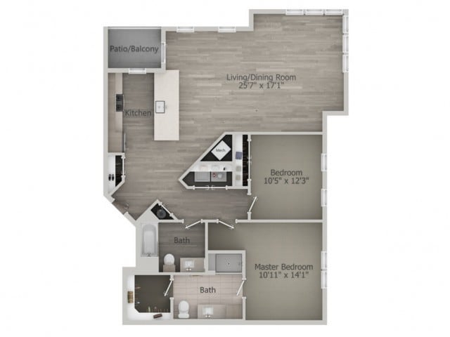 Floor Plan - Sandwich (2br_a1)