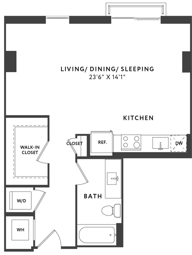 Floor Plan - Studio E07A