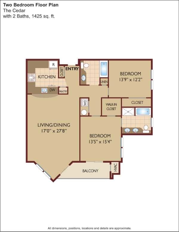 Floor Plan - $2.42/sq.ft. - Cedar