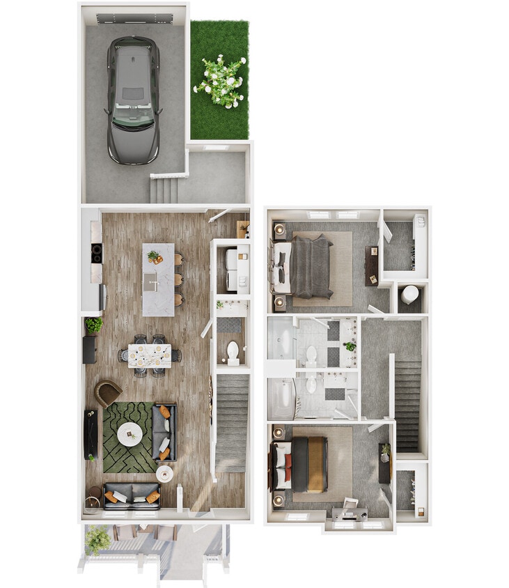 Floor Plan - Townhome - B5