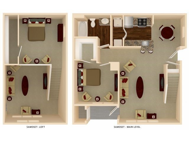 Floor Plan - The Samoset w/ Loft