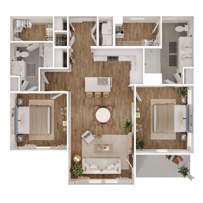 2 Bed Cottage - 2 Bed Cottage