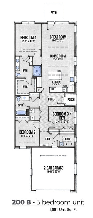 Floor Plan - 200 B