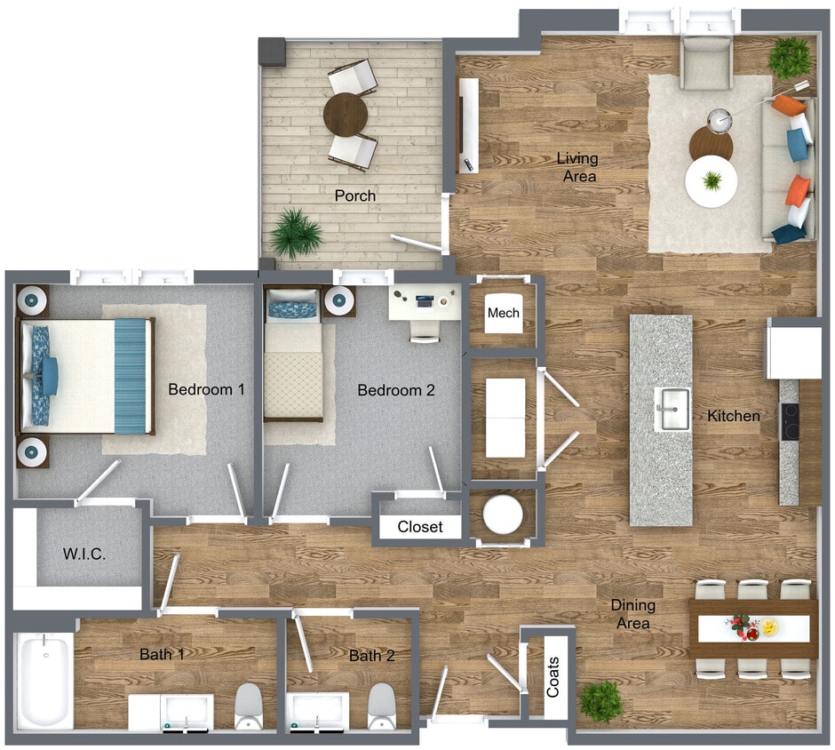 Floor Plan - The Bay 
