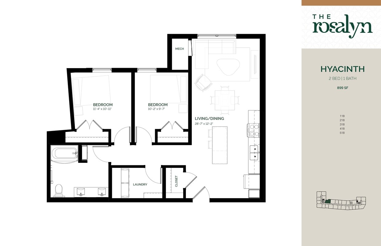 Floor Plan - Hyacinth