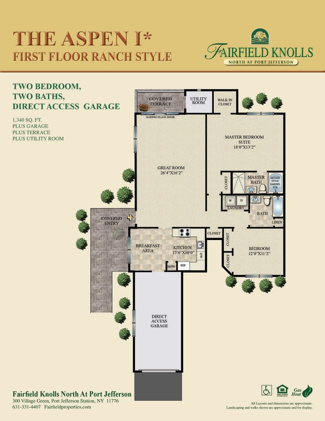 Floor Plan - The Aspen I*