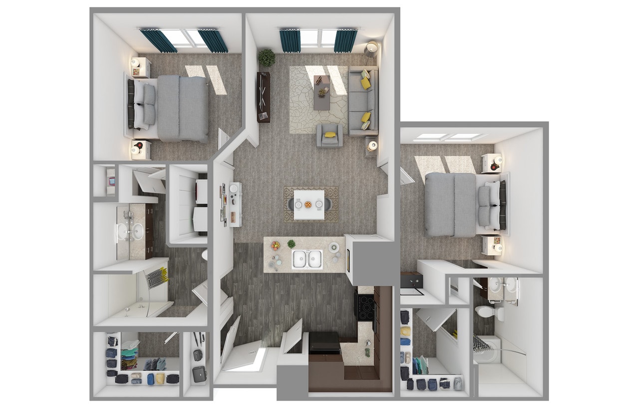 Stroll 2BR/2BA - C2