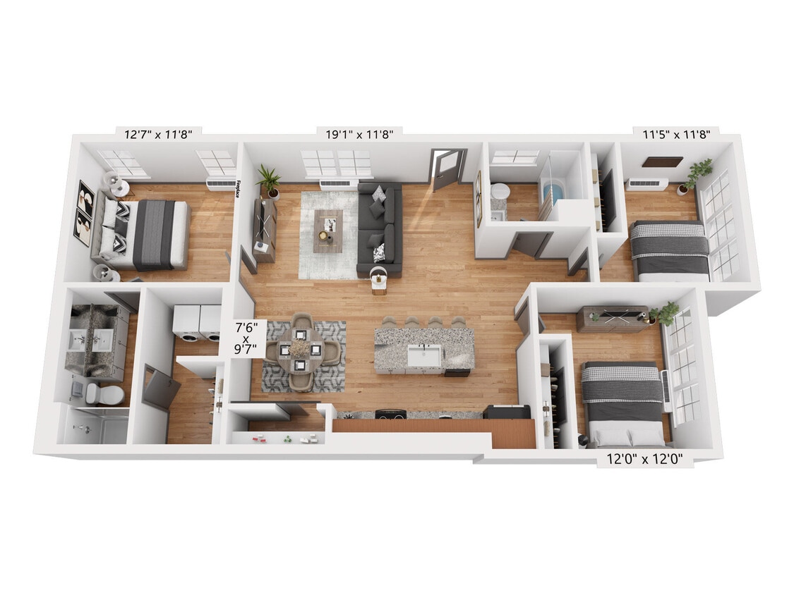 Floor Plan -   Apex