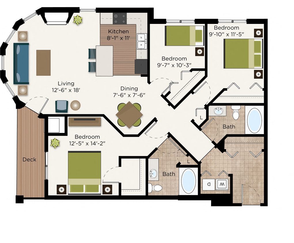 Floor Plan - The Pinehurst
