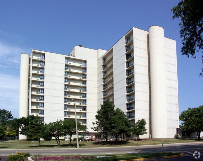 View from the east - Phoenix Towers Apartments