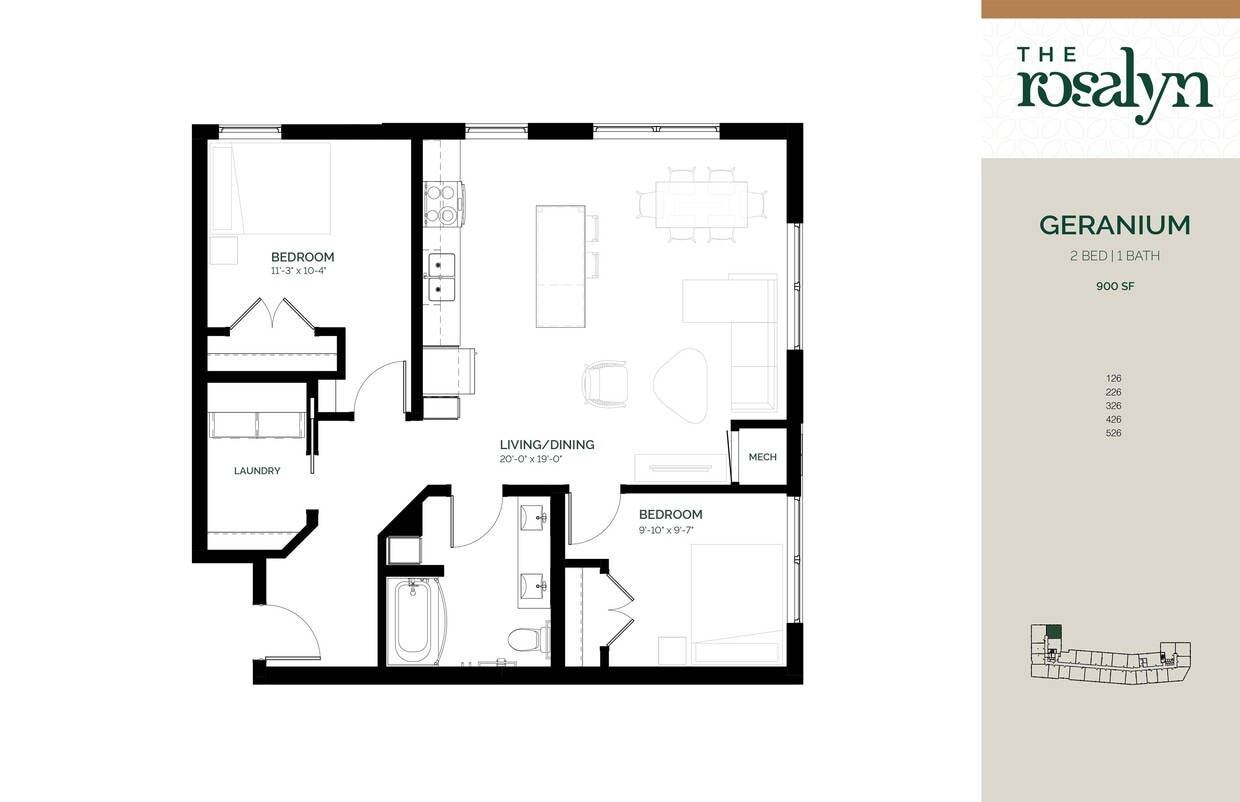 Floor Plan - Geranium