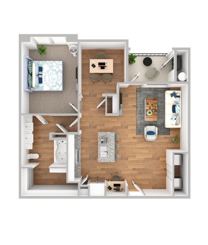 Floor Plan - Artic Blue
