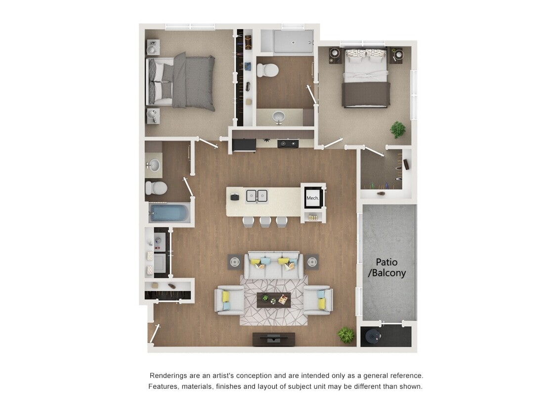 Floor Plan - B3 - Red Oak