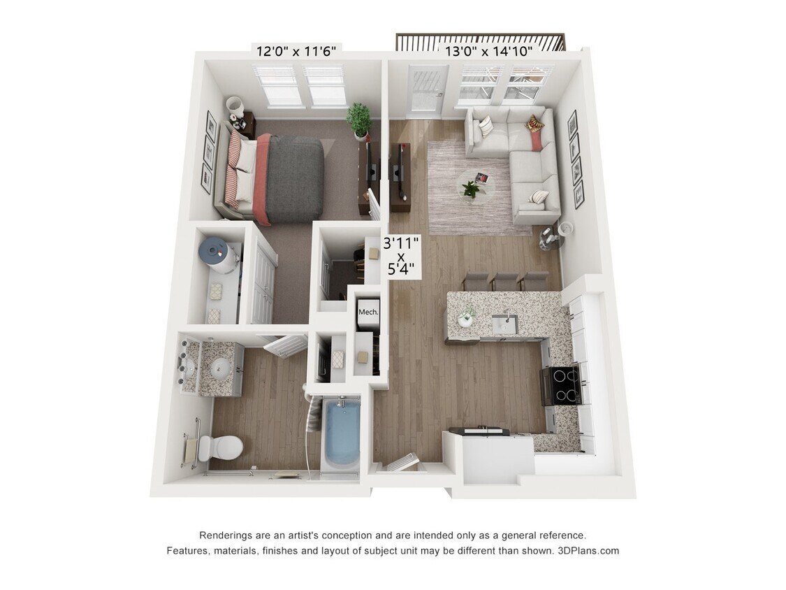 Floor Plan - A3 - Cobalt