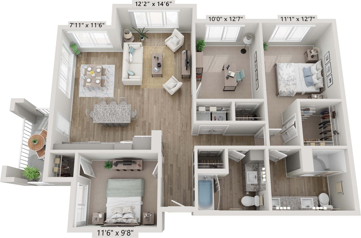 Floor Plan - 3A