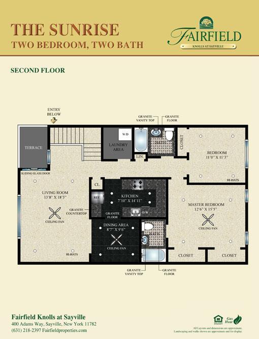 Floor Plan - The Sunrise