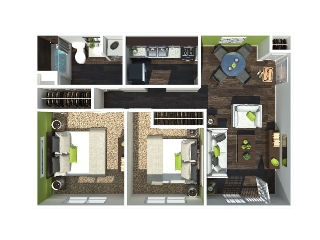 2 Bedroom 805 - 2 Bedroom B