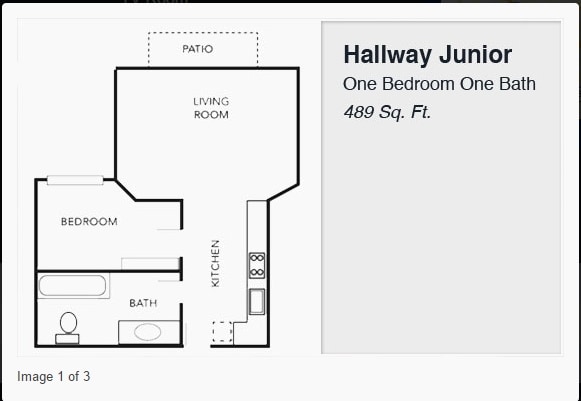 1BR/1BA - Big-Size One Bedroom One Bathroom Unit (Cottage)